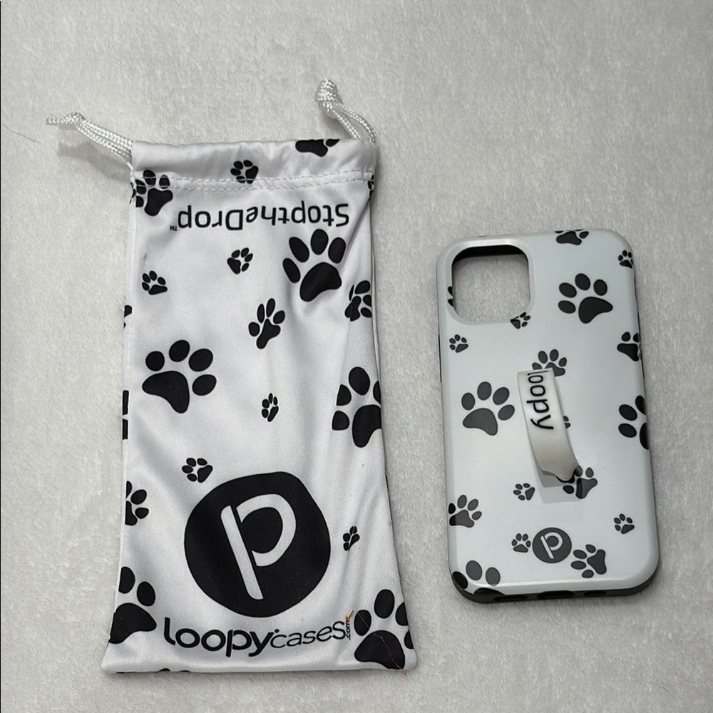 iPhone 12 Mini Loopy Pawprint Phone Case
